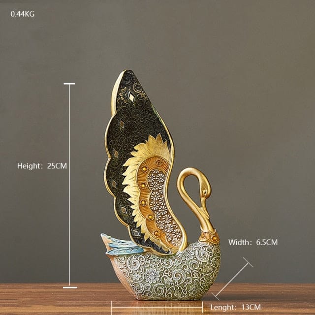 Classic Luxury Swan Statue