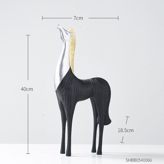 Fengshui Modern Horse Sculpture