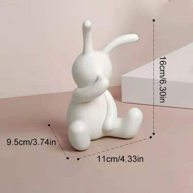 Proactive Rabbit Figurines