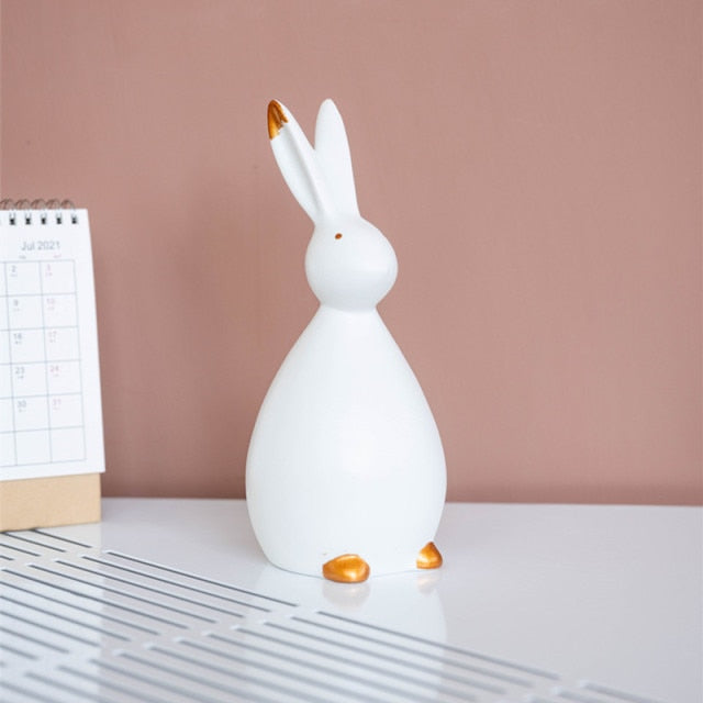 Porcelain Rabbit Figurines