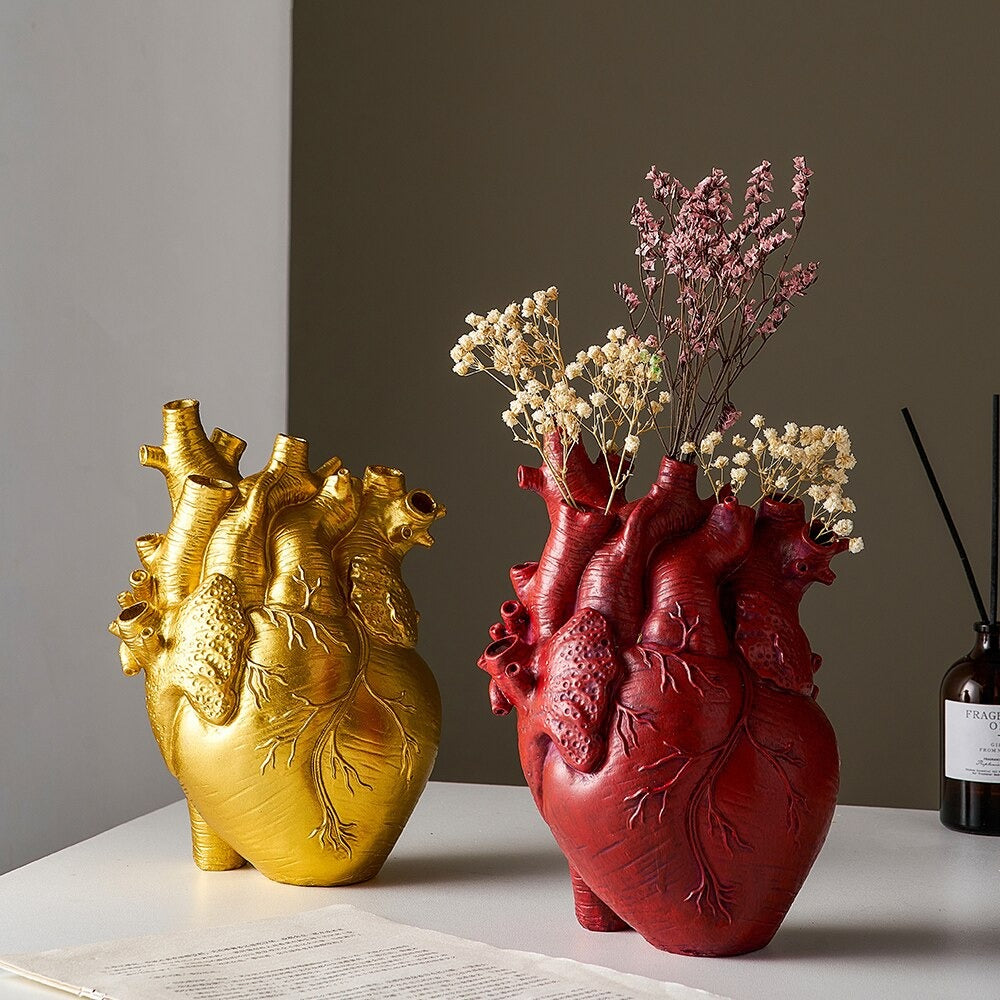 Anatomical Heart Vase