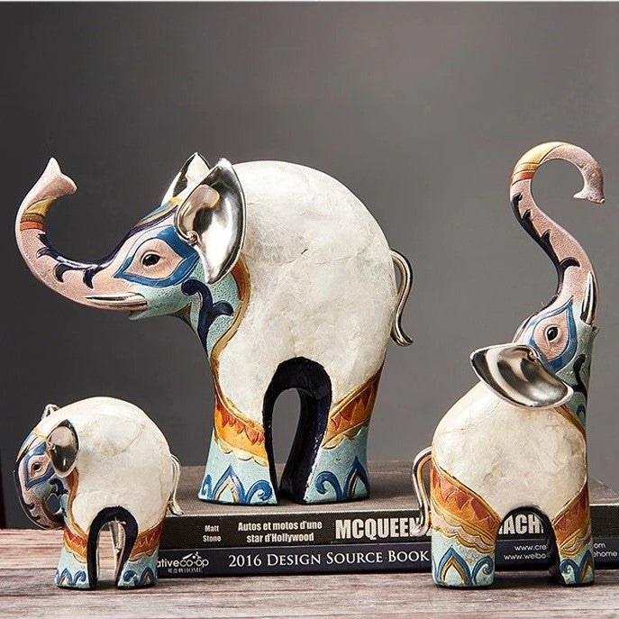 Classic Lucky Elephant Sculptures