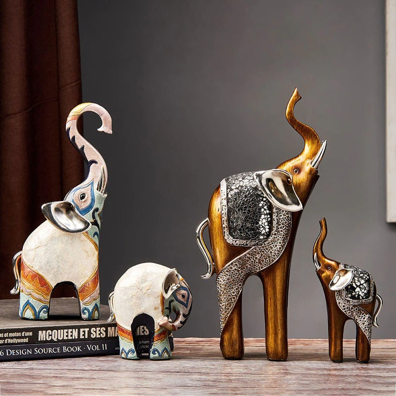 Classic Lucky Elephant Sculptures