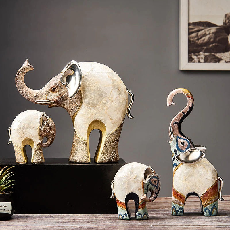 Classic Lucky Elephant Sculptures