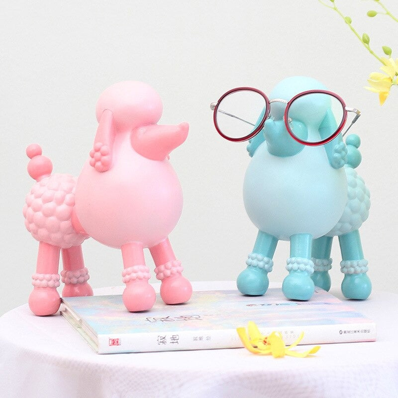 Cartoon Poodle Figurines